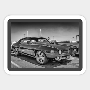 1969 Pontiac GTO The Judge Hardtop Coupe Sticker